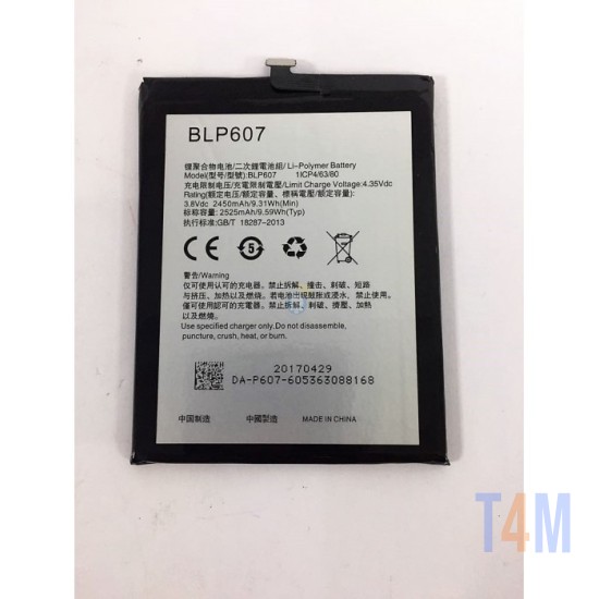 BATTERY ONE PLUS X,1+X MODEL-BLP607,ICP46380 ORIGINAL	